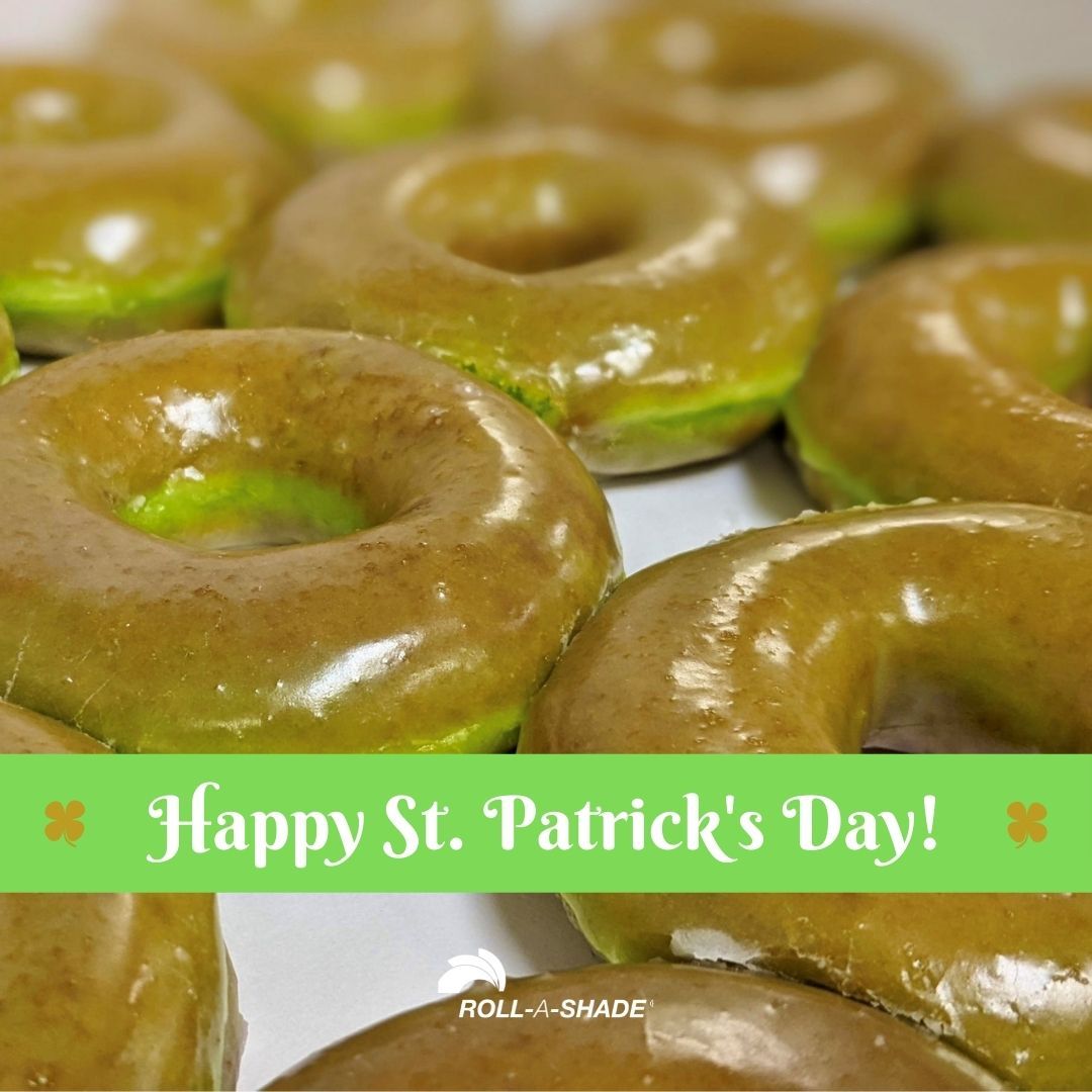 Happy St. Patricks Day! We stopped by @Krispykreme for some green donuts for our employees. How are you celebrating today? 🍀🍩
#HappyStPatricksDay #KrispyKreme #donuts #green #greendonus #rollashade #usa #shades #yummy #food #outdooreating #outdoordining