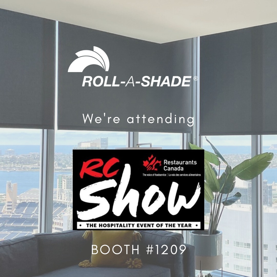 The Roll-A-Shade team is at Restaurant Canada! Stop by our booth #1209 between 5/9 - 5/11 and say hello to our VP of Sales & Marketing, Paris Waddill, and our Business Development Manager, Paul Bruin. @restaurantscanada #RCShow
#tradeshow #conference #job #socialmedia #socialnetworking  #sales #business #innovation #technology #future #work #branding