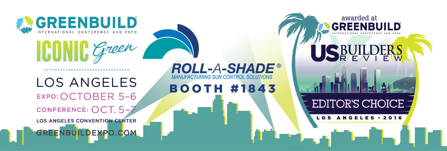 Roll a shade banner